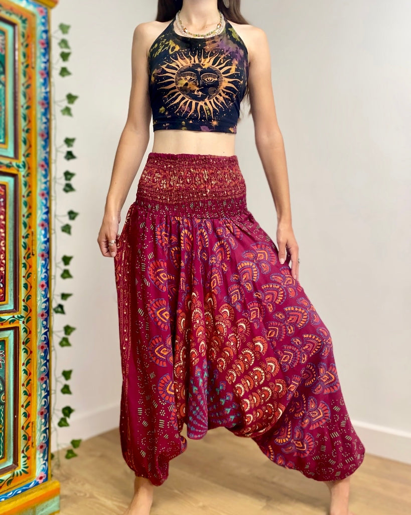 Recycled Sari Harem Trousers – EthicalRoots