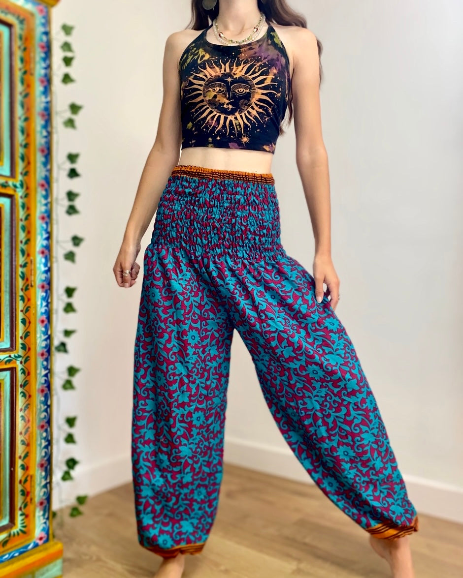 Recycled Sari Harem Trousers – EthicalRoots
